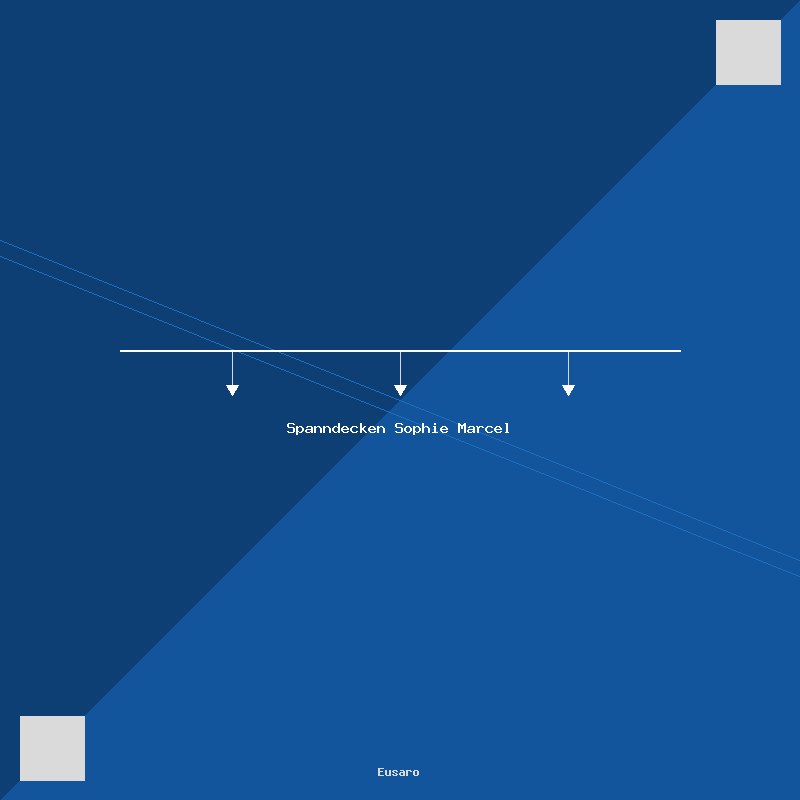 Spanndecke von Sophie Marcel – montiert durch Eusaro in Hann. Münden